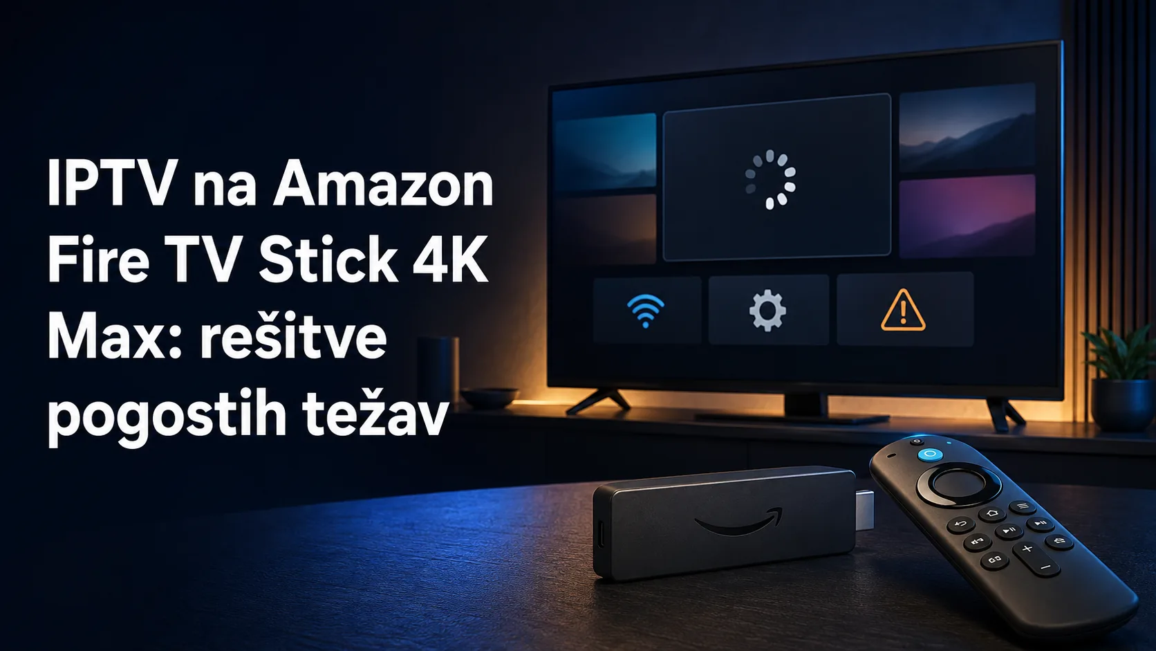 IPTV na Amazon Fire TV Stick 4K Max: rešitve pogostih težav