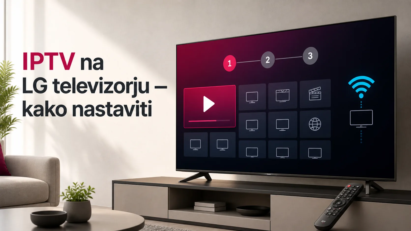 IPTV na LG televizorju — kako nastaviti