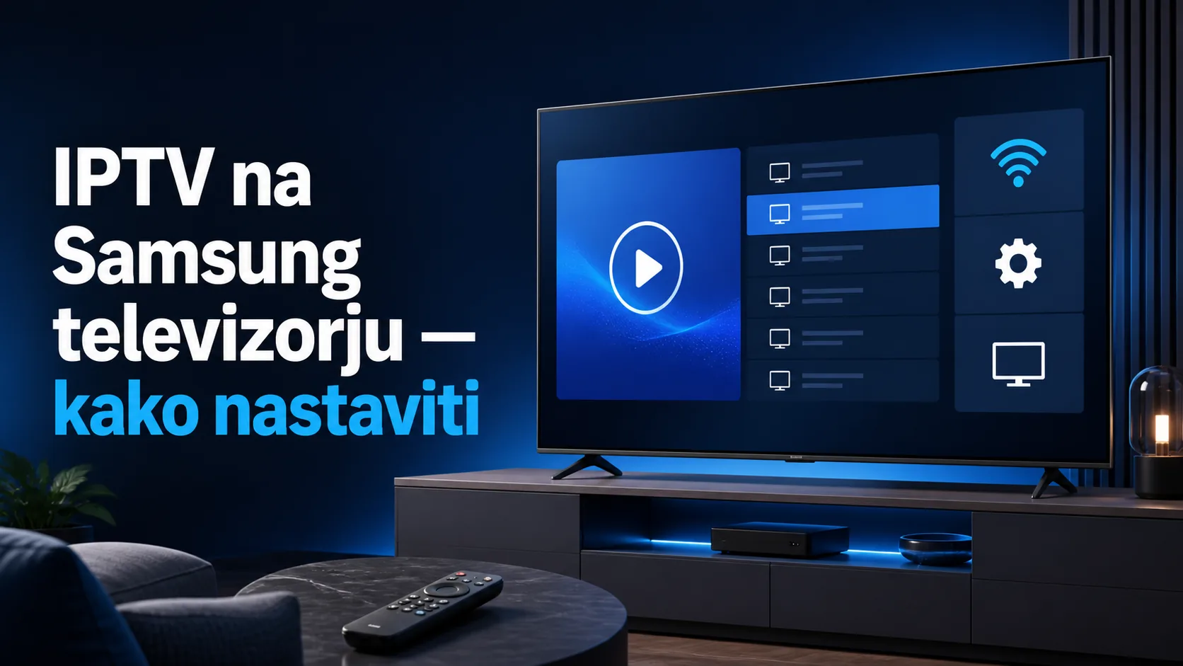IPTV na Samsung televizorju — kako nastaviti