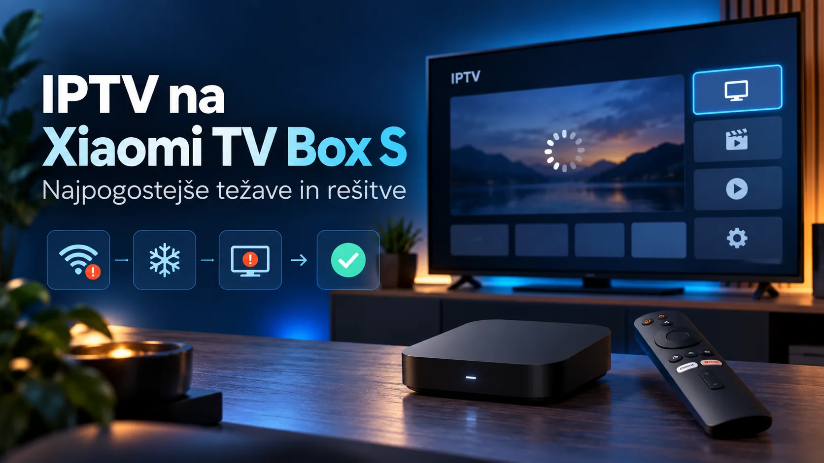 IPTV na Xiaomi TV Box S: najpogostejše težave in rešitve