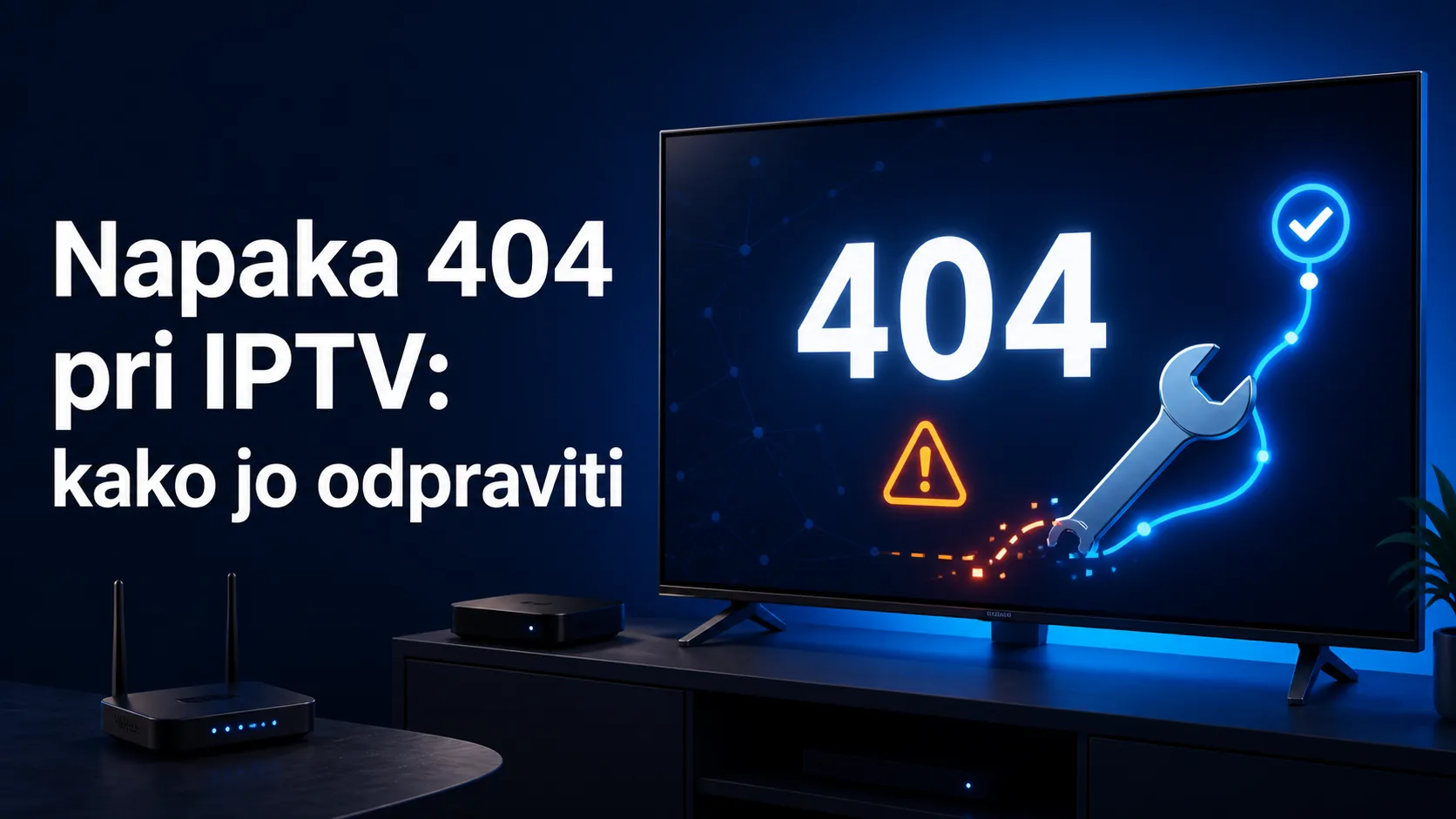 Napaka 404 pri IPTV: kako jo odpraviti
