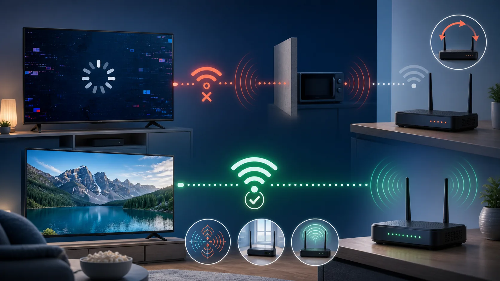 IPTV ne deluje prek Wi-Fi omrežja: vzroki in rešitve